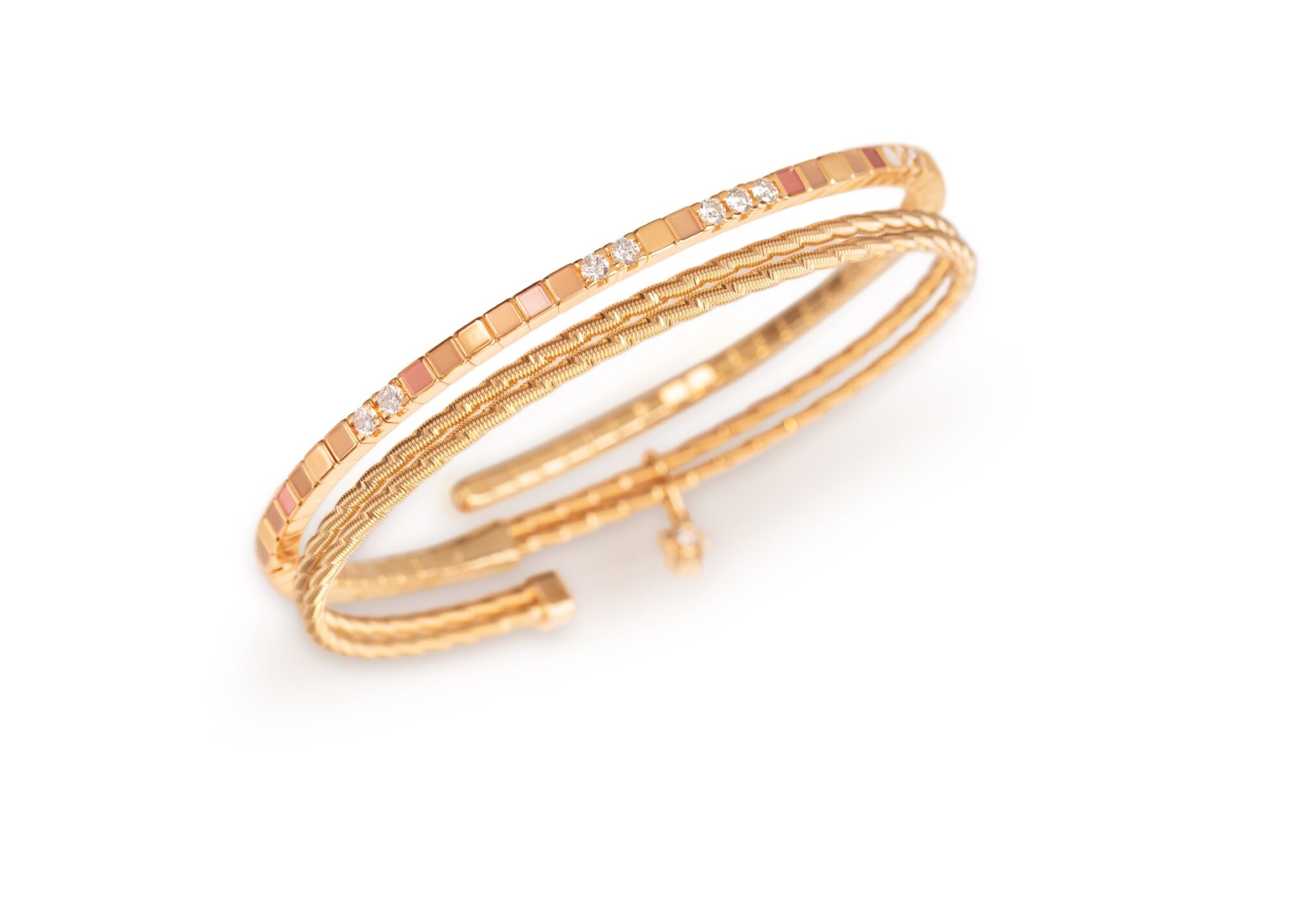 Collection Wahre Werte Wellendorff Umarme Mich Mein Glück nude Armband GG