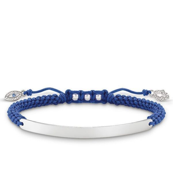 SALE 25%: Thomas Sabo Armband Nazar Auge, gravierbar - Ringweite 21 Armband LBA0066-897-1-L21v