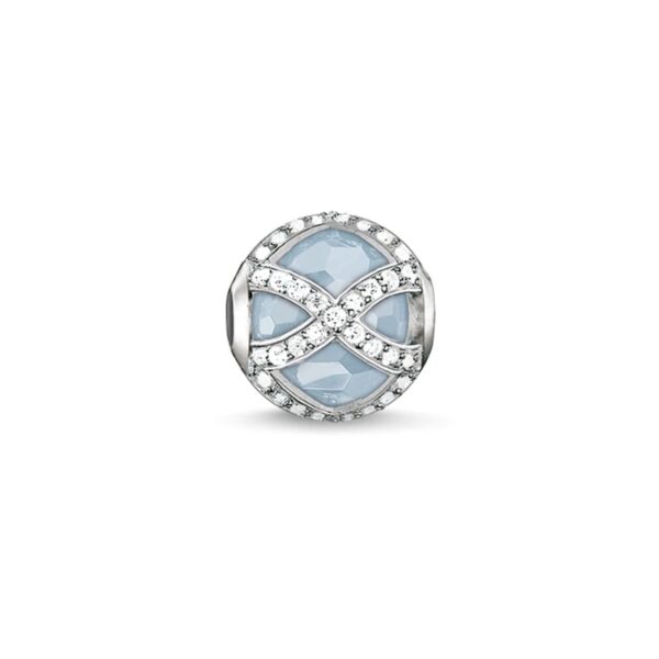 SALE 25%: Thomas Sabo Bead Maharani Milky Aqua Anhänger K0145-694-31