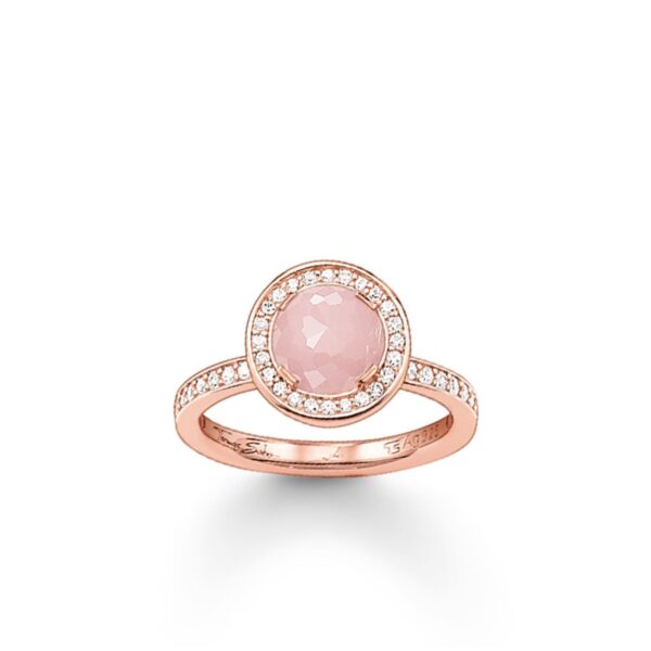 SALE 25%: Thomas Sabo Sterling Silver - Ringweite 52 Ring TR1971-417-9-52
