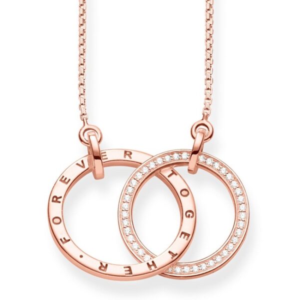SALE 25%: Thomas Sabo Sterling Silver - Länge 60 cm Kette - Collier KE1489-416-40-L60v