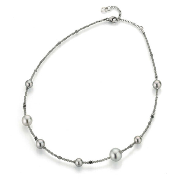 Gellner Castaway Dia. Beads cs. 9,153ct-11,187ct anthrazit Kette - Collier 5.23485.01