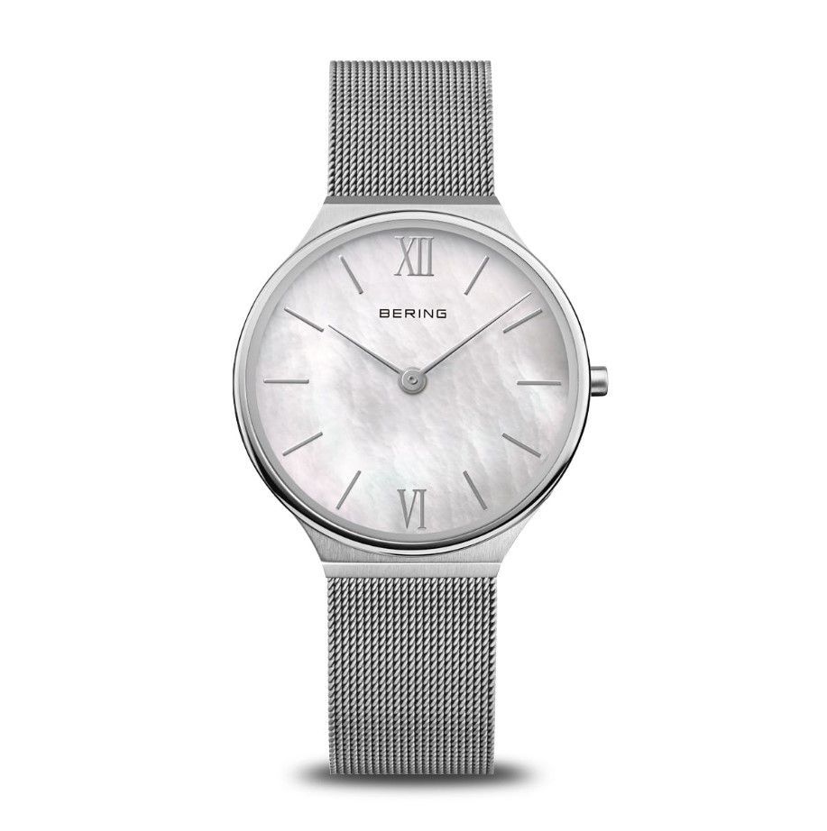 Bering Ultra slim Perlmutt Zifferbatt  18434-000