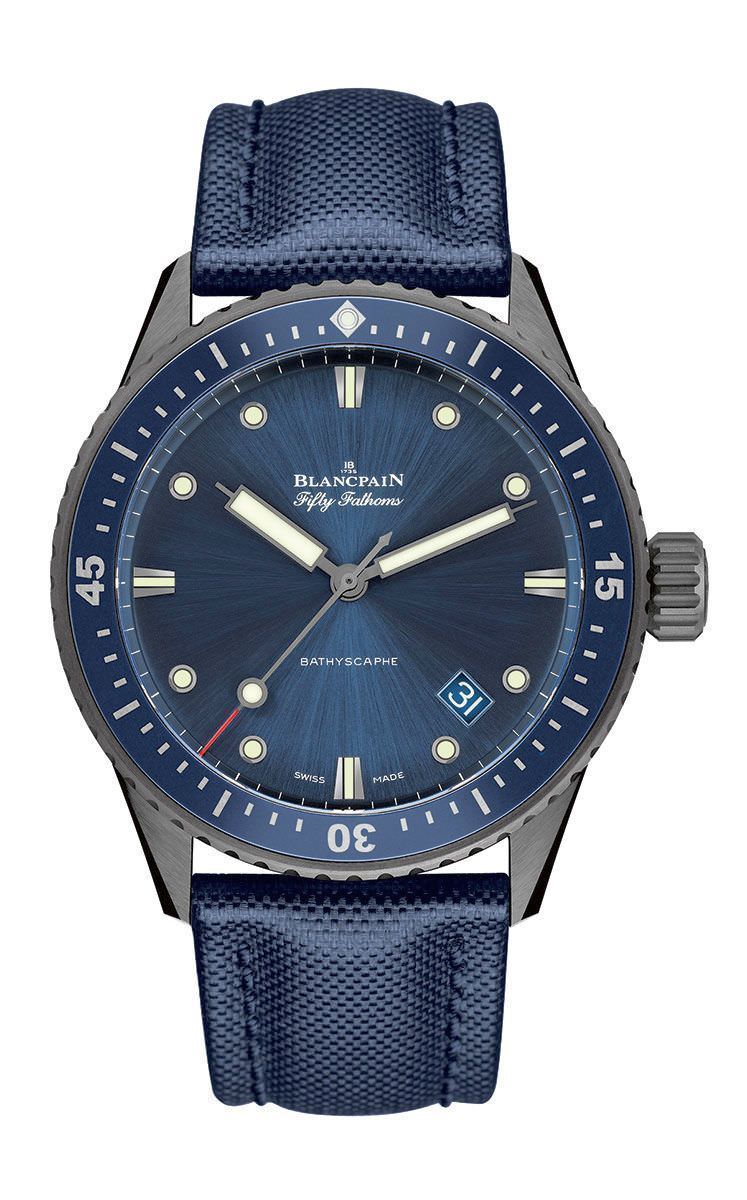 Blancpain Fifty Fathoms Bathyscaphe blau  5000.0240.O52A