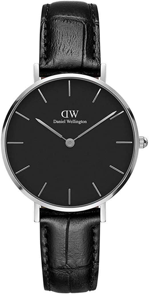 classic petite reading 32 mm Leder schwarz  dw00100179