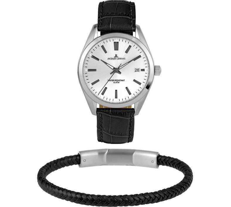 Jacques Lemans Armbanduhr  1-2143B-SET