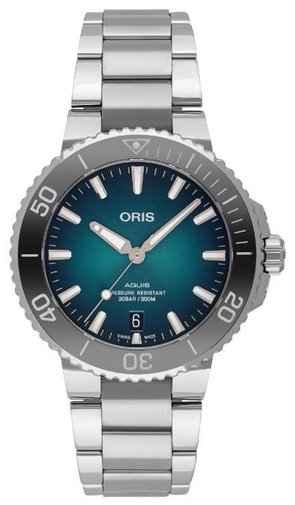 SALE 25%: Oris Aquis Date  0173377324155.0782105PEB