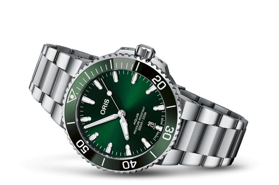 SALE 25%: Oris Aquis Date  0173377664157.0782205PEB