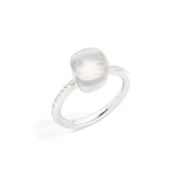 Pomellato Nudo Classic MGN Milky Quartz 6,5ct Ring PAC2031UW000B0QLT