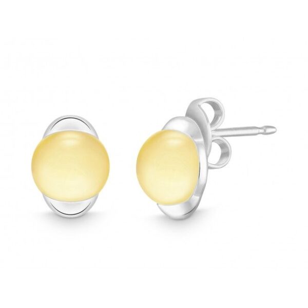 Quinn Citrin Cabochon Ohrschmuck (Ohrring Ohrstecker) 036202911