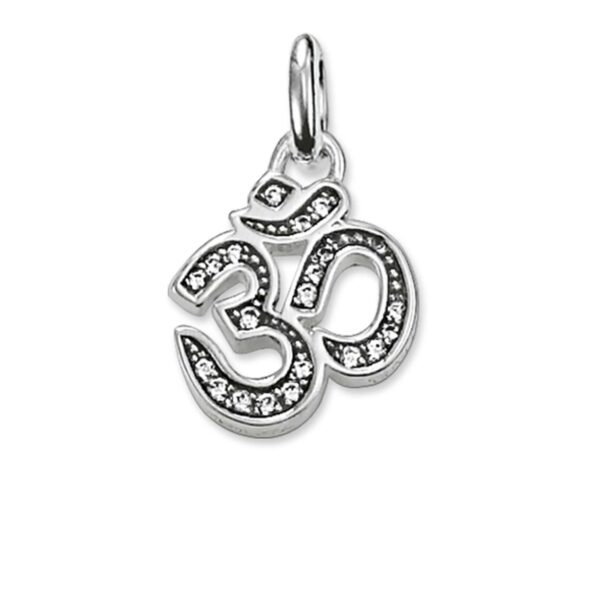 Thomas Sabo Anhänger Zirk. weiß KARMA Anhänger KC0006-643-14