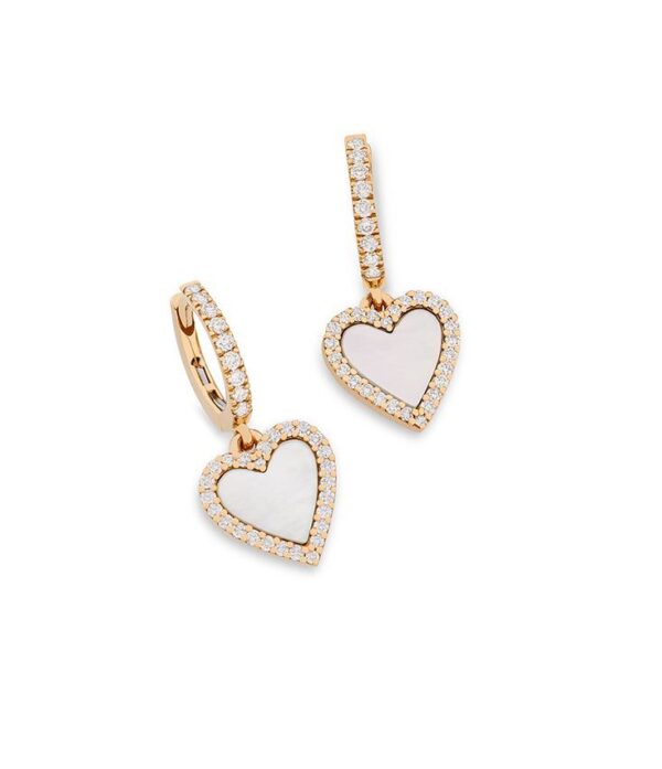 Böhnlein Kollektion Crivelli Herzen Ohrschmuck (Ohrring Ohrstecker) 000.5122ns.p