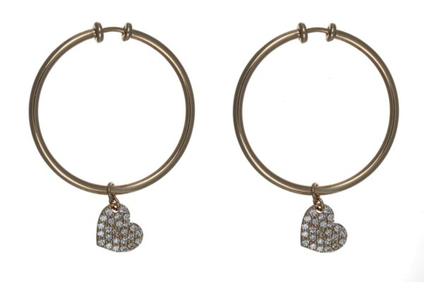 Böhnlein Kollektion Crivelli mit Herzen Ohrschmuck (Ohrring Ohrstecker) 302.m518m.bo
