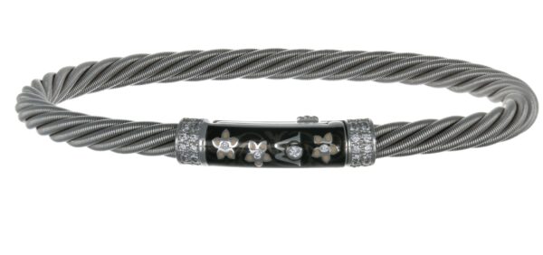 Collection Wahre Werte Wellendorff SCHWARZE SEIDE 34664 Armband 3.4664