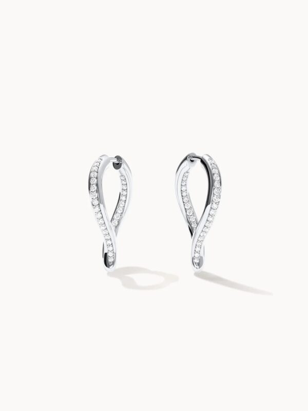 Tamara Comolli Signature Hoops Twisted Ohrschmuck (Ohrring Ohrstecker) E.Sig.Ho.TDr.p.wg