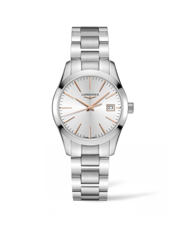 Longines Conquest Classic 34 mm Durchmesser L23864726 Zifferblatt Silber Index  L23864726