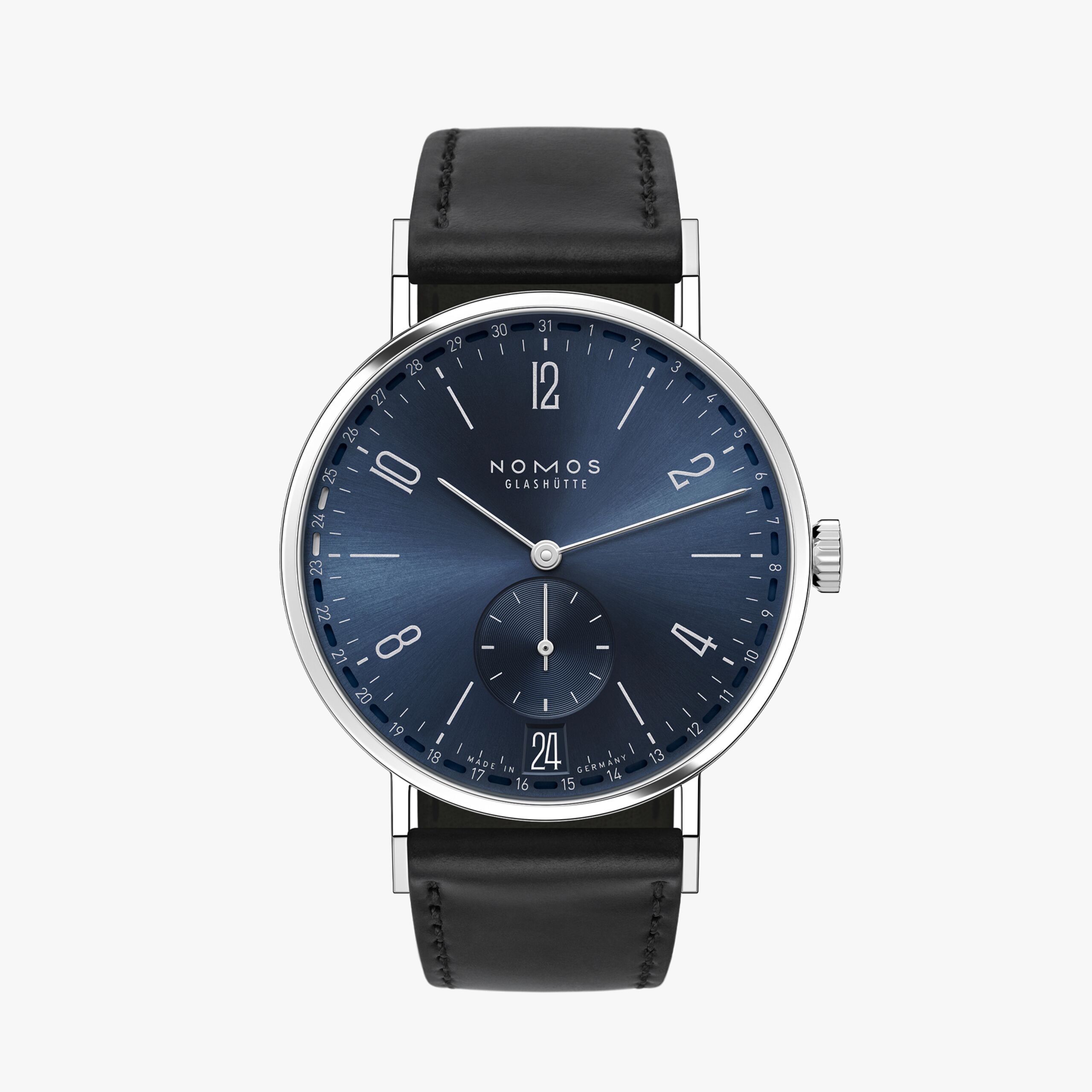 Nomos Tangente 2date blau  136