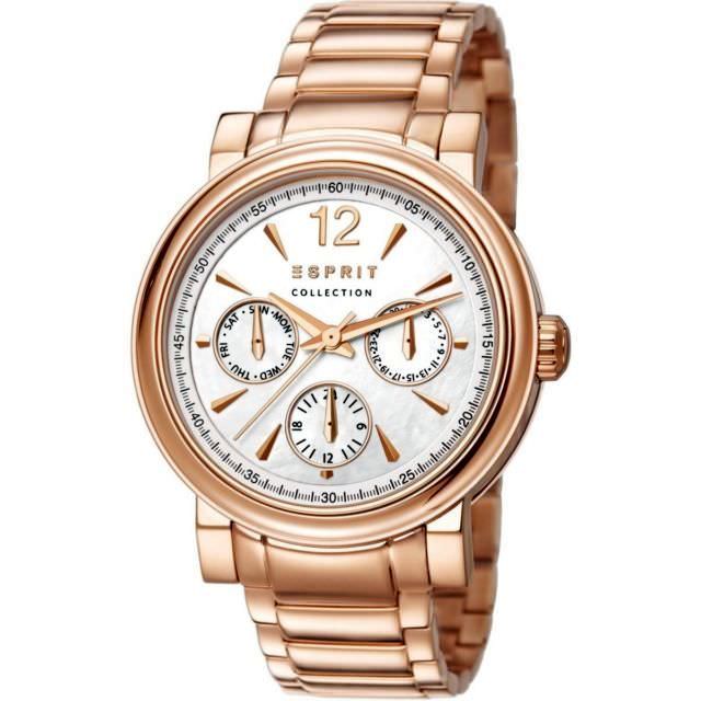 SALE 25%: Esprit Perlmuttzifferblatt Penia rose gold white""  penia rose gold white