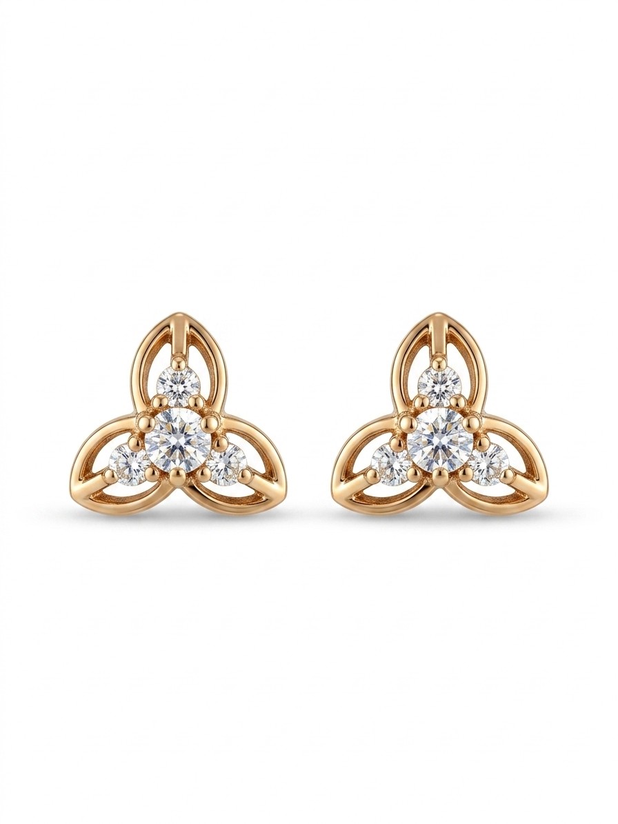 Böhnlein Kollektion Blüte Ohrschmuck (Ohrring Ohrstecker) 002.TR4rsg