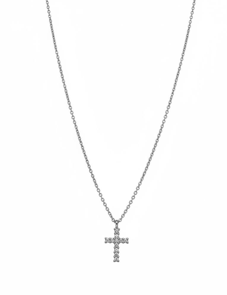 Böhnlein Kollektion Crivelli Kreuzchen Kette - Collier 024.0630.1wg