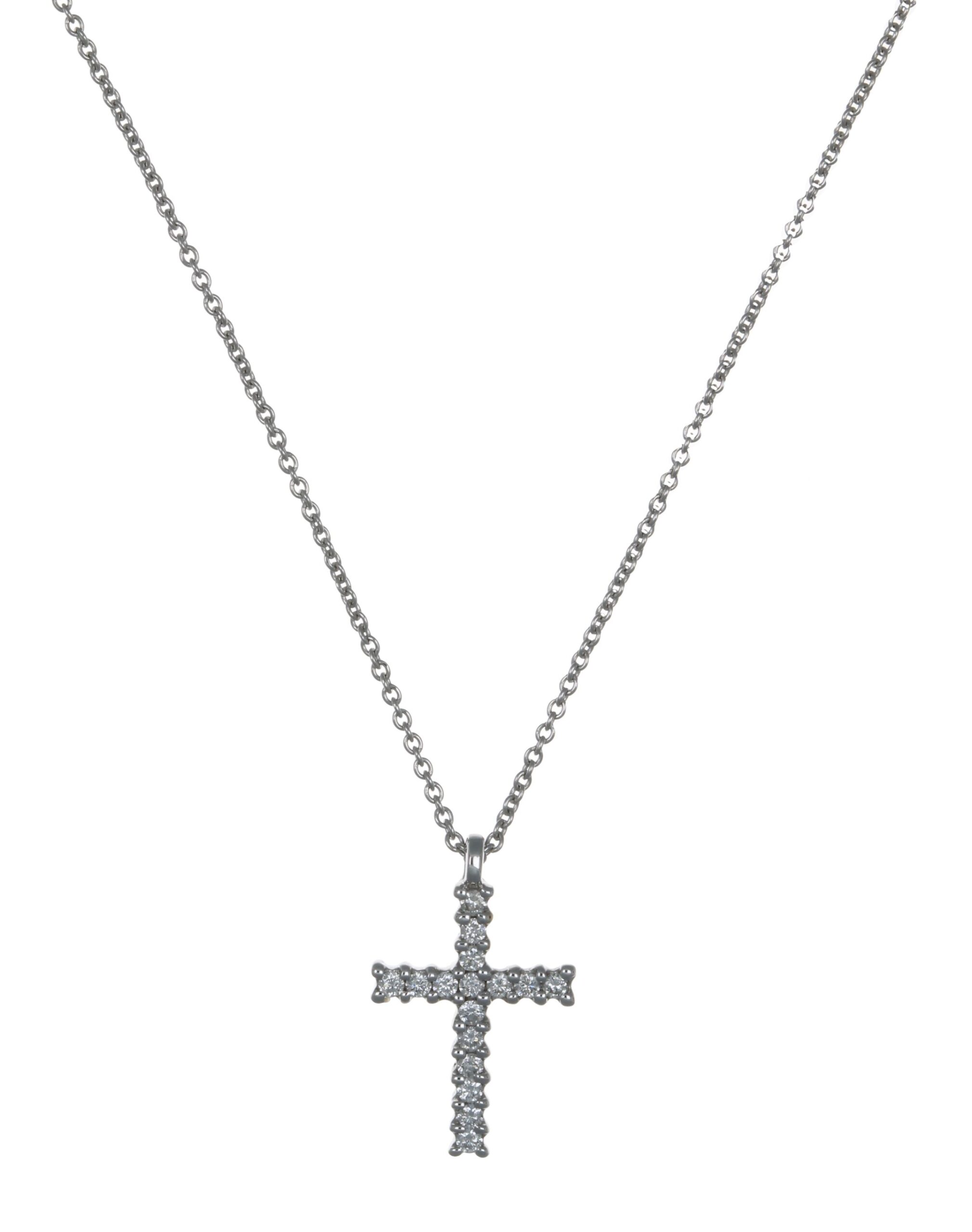 Böhnlein Kollektion Crivelli Kreuzchen Kette - Collier 024.0630.2wg