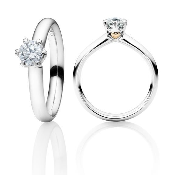 Capolavoro mit Rotgoldherz Zertifikat: GIA 6241520084 Ring r18b05070.0.33tw.vs.gia