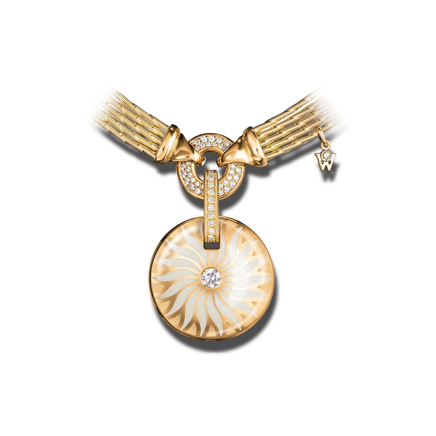 Collection Wahre Werte Wellendorff BEWAHRE MEIN GLÜCK Amulett Perlmutt-Koralle 909593 Anhänger 909593-Koralle