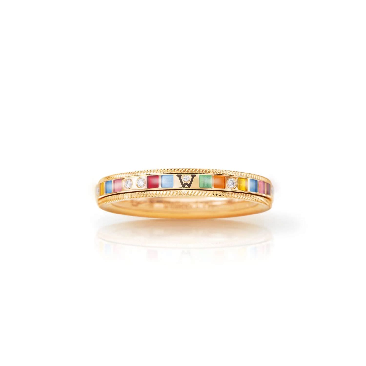 Collection Wahre Werte Wellendorff Regenbogen zart Ring 607413