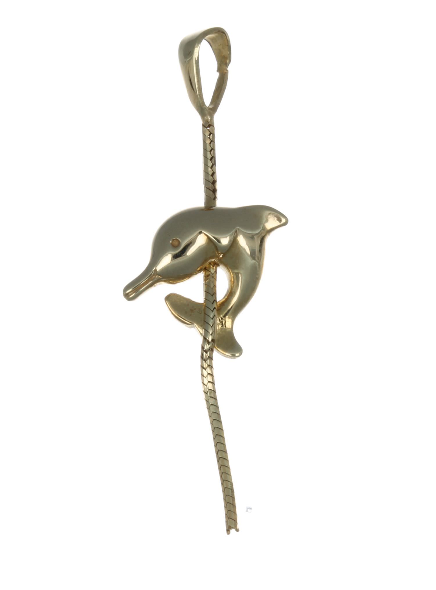 Delphin an Kette Anhänger 02.5878.03.01