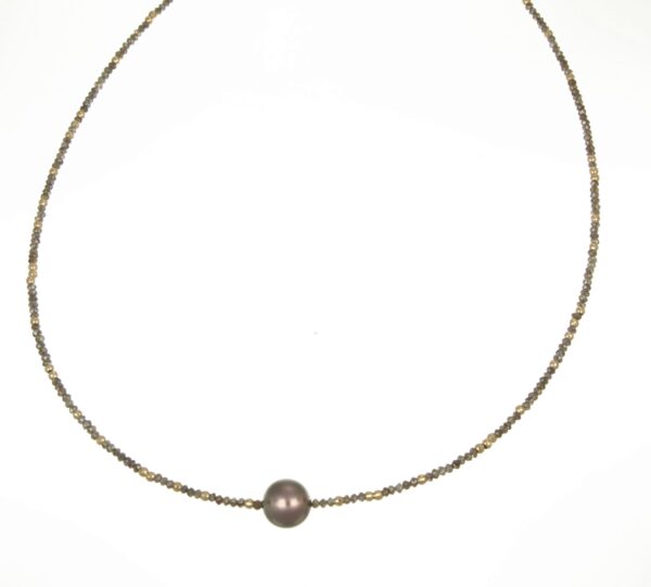 Gellner CASTAWAY Dia. Bead ca. 7,020 ct-8,580 braun Kette - Collier 5.24597.02