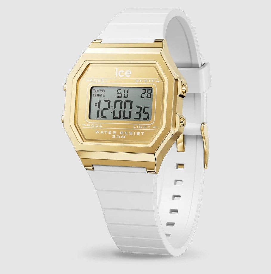 ICE digit retro White Gold  22049