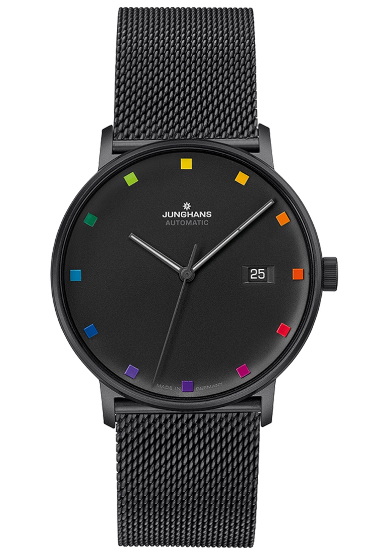 Junghans FORM A Bauhaus Edition limitiert auf 1000 Stück 100 Jahr Bauhaus  027.4533.44