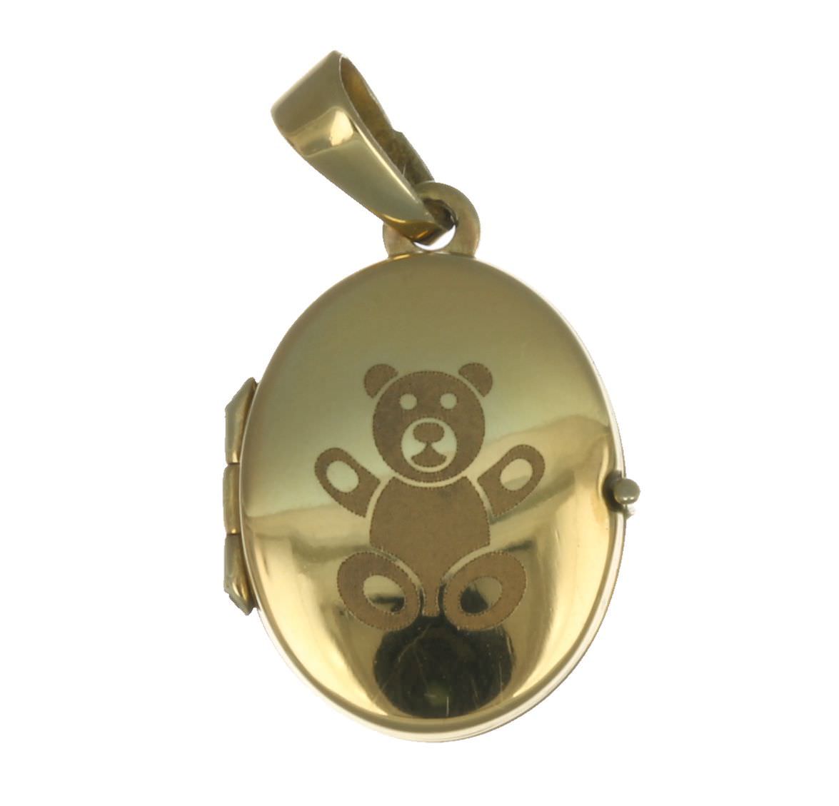mit Teddymotiv Medaillon 09.1342