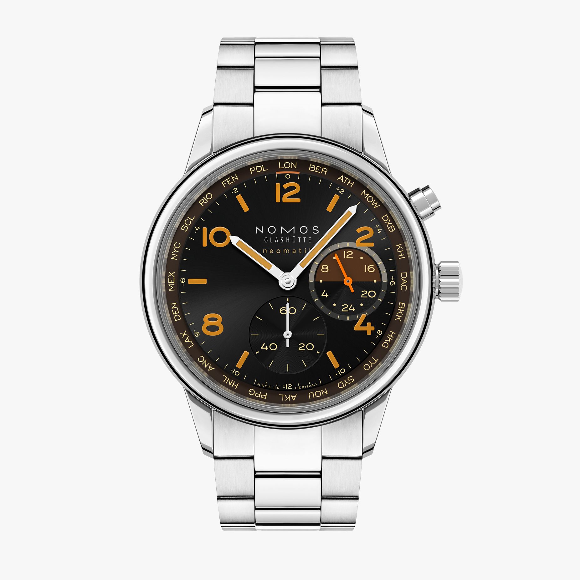 Nomos Club Sport neomatik Weltzeit Grid   790.S8