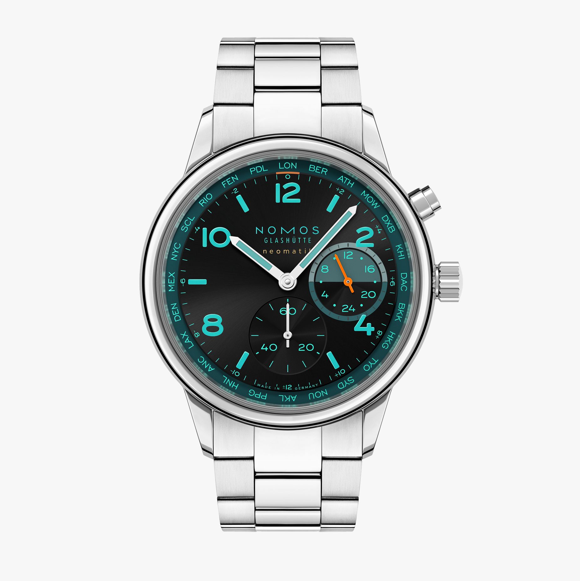 Nomos Club Sport Neomatik Weltzeit Trace  790.S7