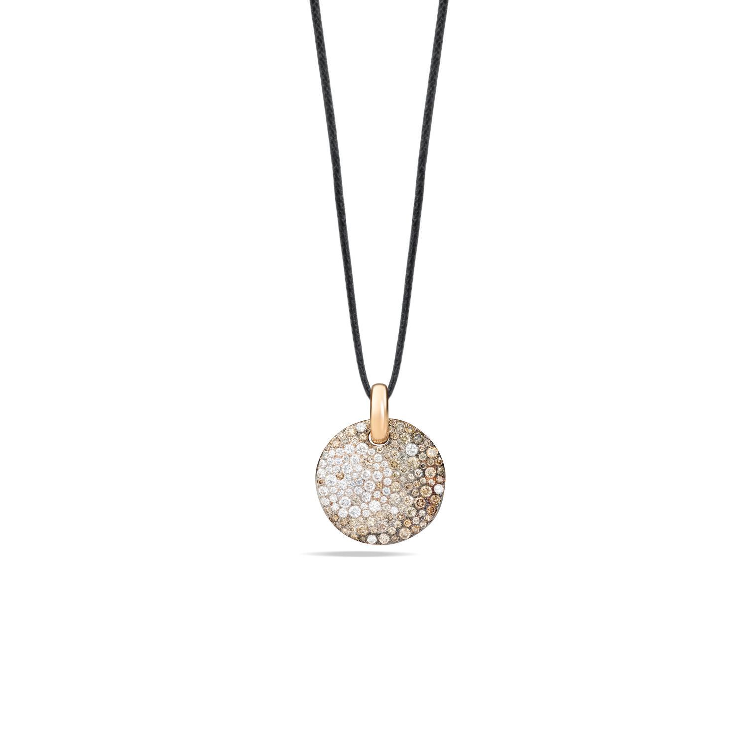 Pomellato Anhänger Sabbia RG  White Brown Diamond 3
