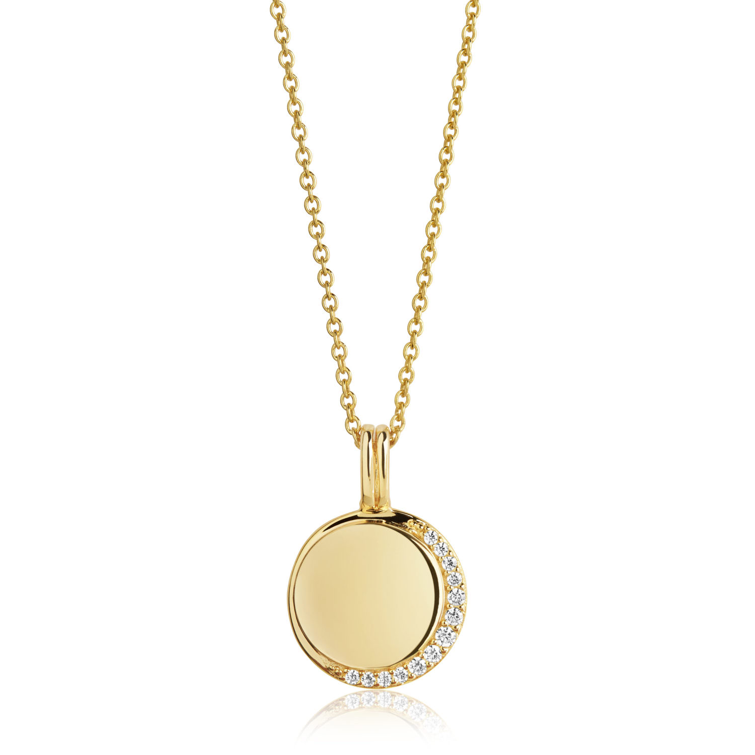 Portofino Kette - Collier SJ-P12015-CZ-SG70-90