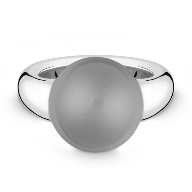Quinn Mondstein Cabochon grau Ring 021205750