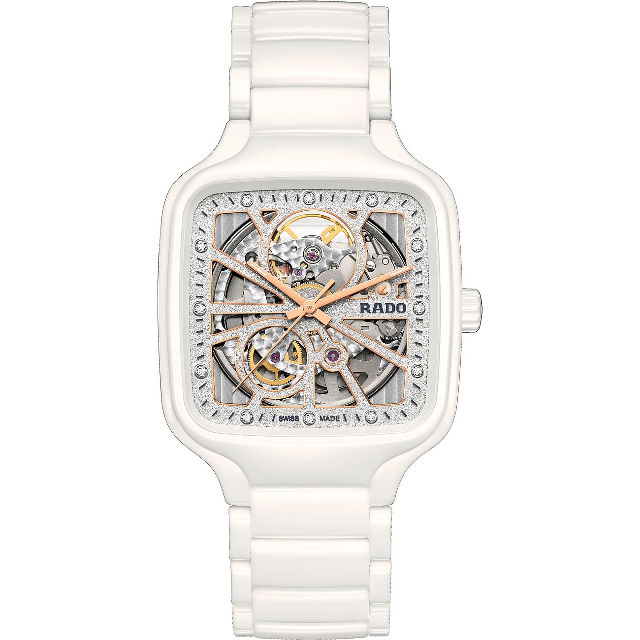 Rado True Square Automatic Open Heart Sparkling  R27073722
