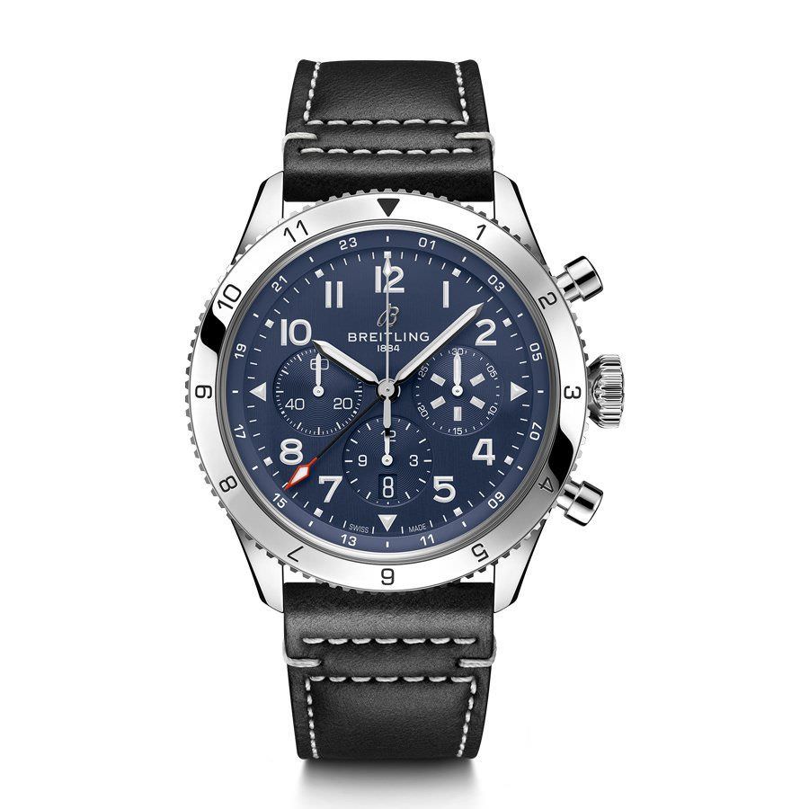 SALE 25%: Breitling Super Avi B04 Chronograph GMT 46 TRIBUTE TO VOUGHT F4U CORSAIR  AB04451A1C1X1