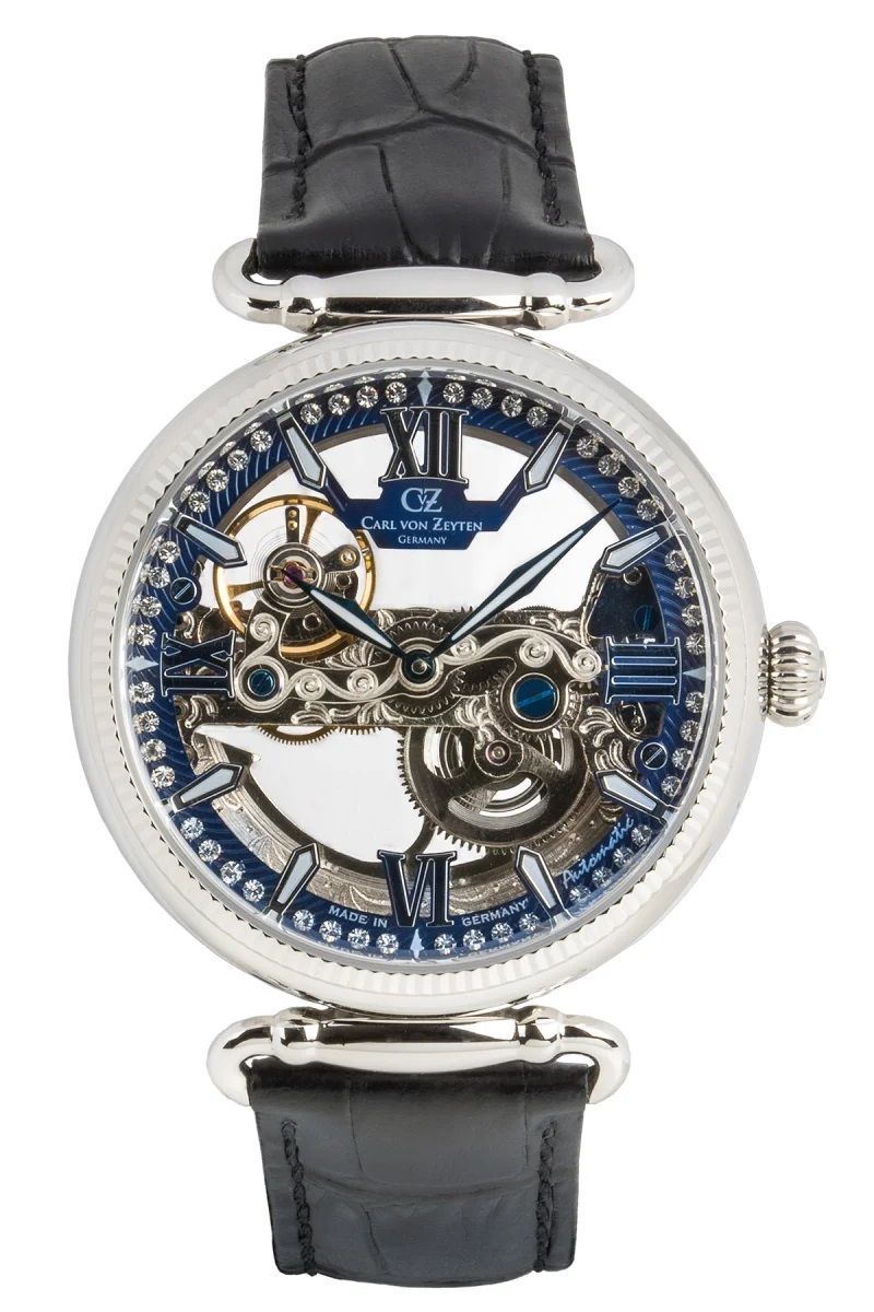 SALE 25%: Carl von Zeyten Automatik Safirglas Häusem  CVZ0083BLS