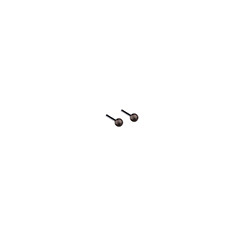 SALE 25%: Ernstes Design altbronze Kugeln 3 mm Ohrschmuck (Ohrring Ohrstecker) e293