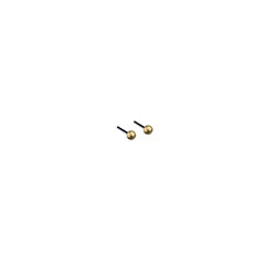 SALE 25%: Ernstes Design Kugeln 3 mm Ohrschmuck (Ohrring Ohrstecker) E285