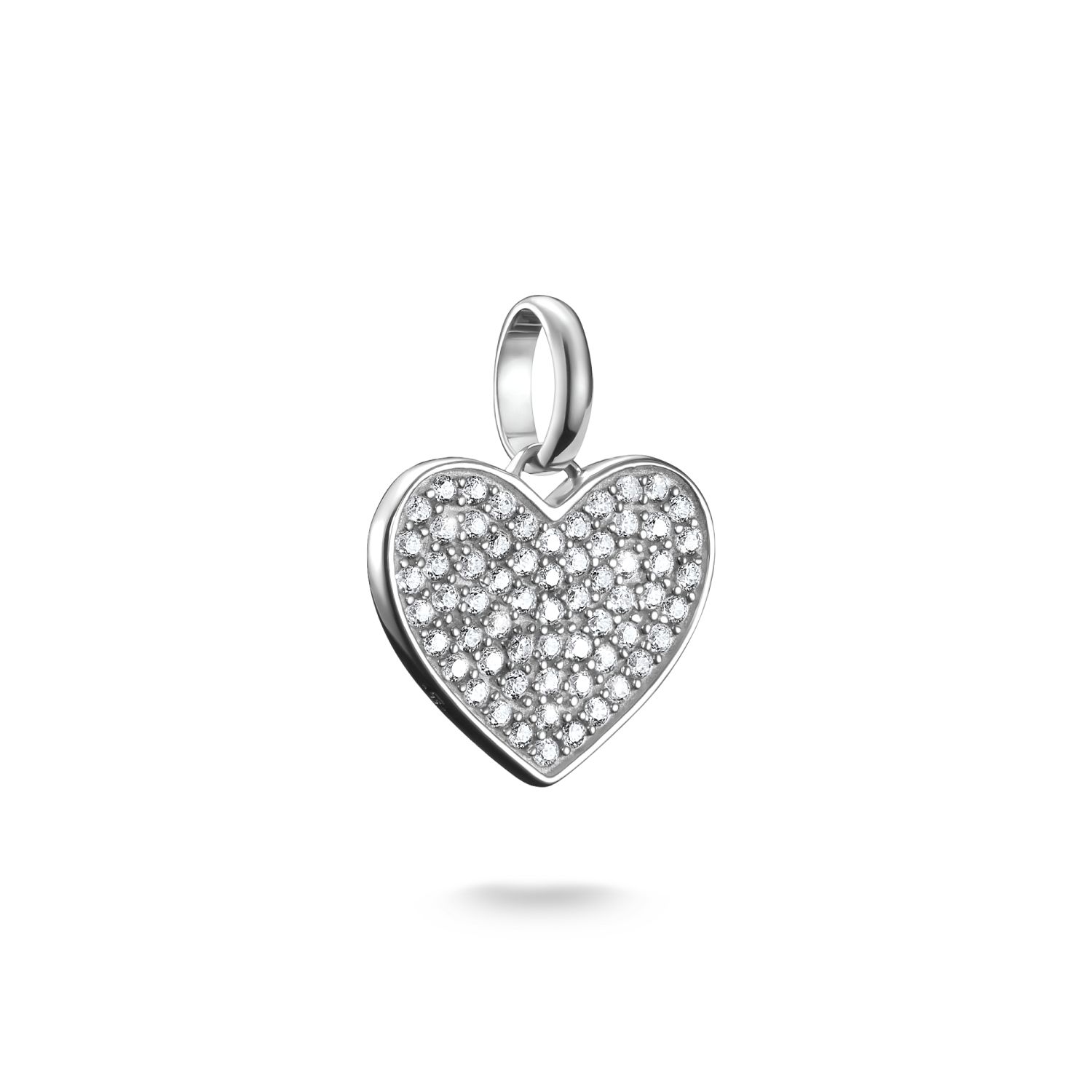 SALE 25%: Herz mit Zirkonia Anhänger CC1277-051-14
