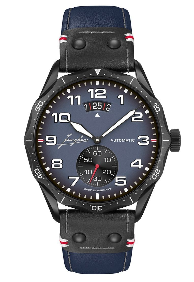 SALE 25%: Junghans Pilot Automatic Navy Blue  027.4397.00