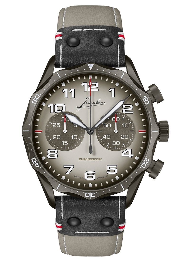 SALE 25%: Junghans Pilot Chronoscope Desert  027.3398.00