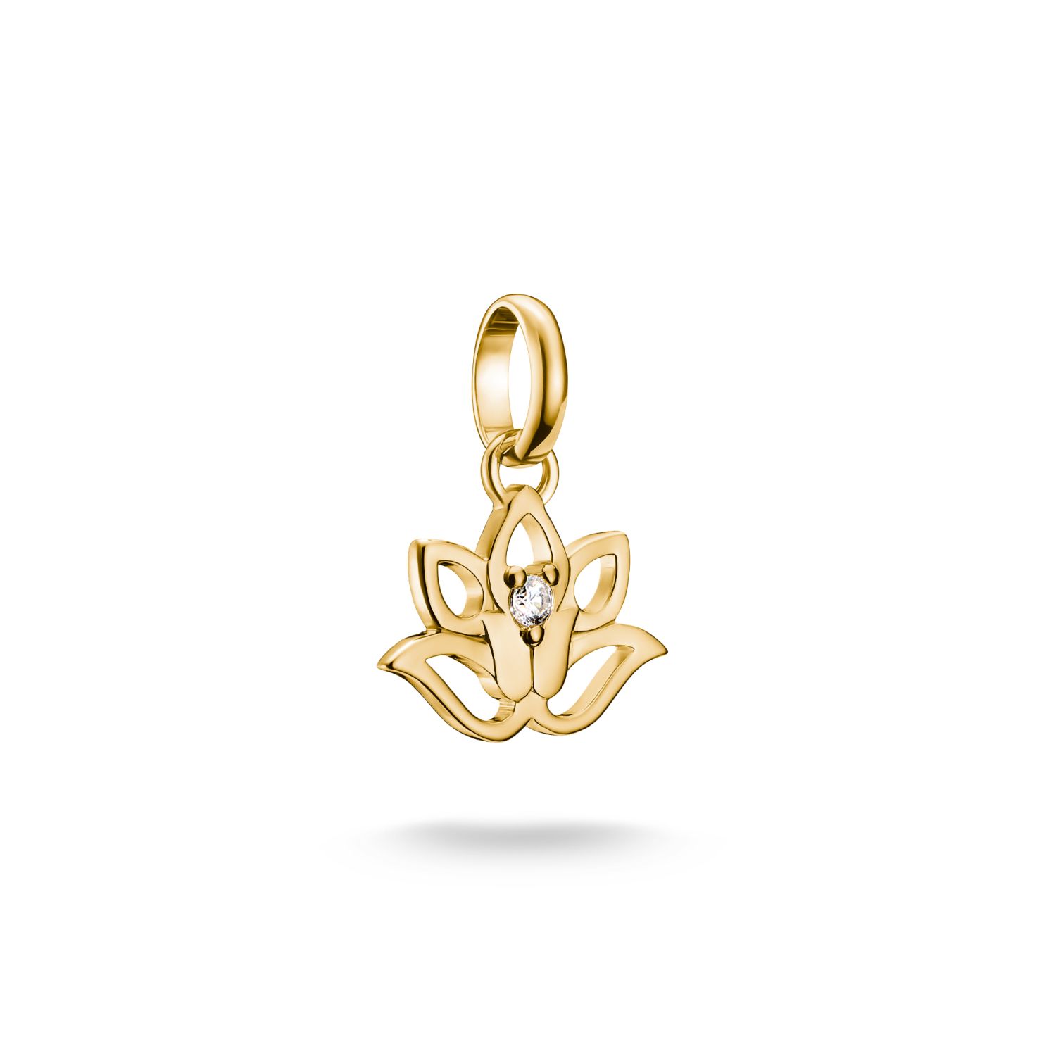 SALE 25%: Lotusblume Zirkonia Anhänger CC1204-414-14