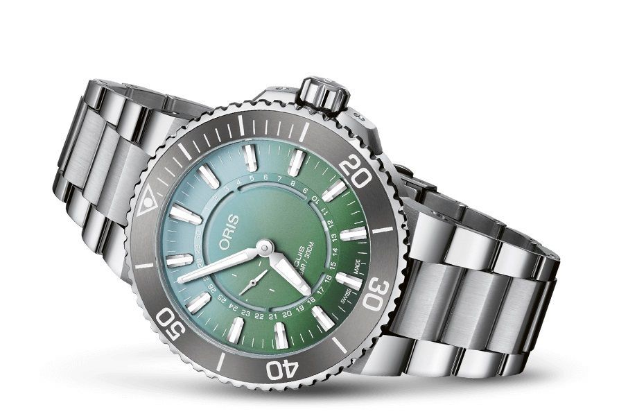 SALE 25%: Oris Aquis Dat Watt II  0174377344197.set