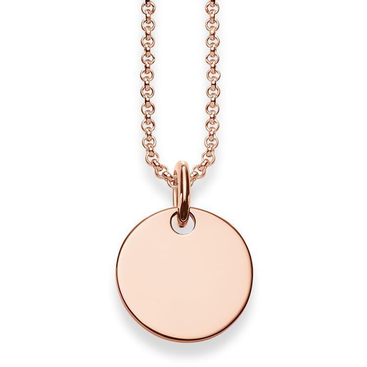 SALE 25%: Thomas Sabo Kette Scheibe