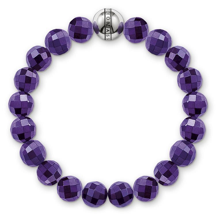 SALE 25%: Thomas Sabo M Amthyst - Größe M Armband A1084-163-13-M